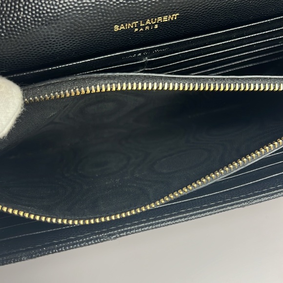 YSL Cassandre Wallet on Chain Black Leather - Picture 14 of 16